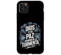 Dios Te Da Paz a Medio de la Tormenta - Salmos 29:11 Custodia per iPhone 11 Pro Max