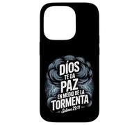 Dios Te Da Paz a Medio de la Tormenta - Salmos 29:11 Custodia per iPhone 14 Pro