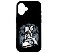 Dios Te Da Paz a Medio de la Tormenta - Salmos 29:11 Custodia per iPhone 16