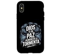 Dios Te Da Paz a Medio de la Tormenta - Salmos 29:11 Custodia per iPhone X/XS