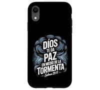 Dios Te Da Paz a Medio de la Tormenta - Salmos 29:11 Custodia per iPhone XR