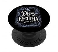 Dios Te Escucha - 1 Juan 5:14 Versetto della Bibbia Spagnolo Cristiano PopSockets PopGrip Adesivo