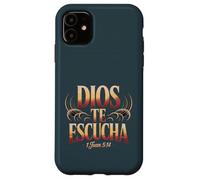 Dios Te Escucha - Versetto della Bibbia spagnola 1 Juan 5:14 Custodia per iPhone 11