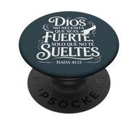 Dios Te Sostiene - Isaías 41:13 Ispirazione cristiana PopSockets PopGrip Adesivo