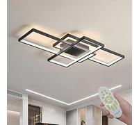 Diossad Plafoniera Led Soffitto,Lampadario Led Soffitto Dimmerabile 2700-6500k,Con Telecomando,59w Plafoniera A Moderna Soggiorno,Camera Da Letto,Cucina,Corridoio,Sala Da Pranzo