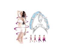 DIOWUS Anello luminoso per la magterapia linfatica per uomini e donne, terapia ionica in titanio, agopuntura, sbloccare il flusso sanguigno linfonodi che si illuminano speranza, anello regolabile per