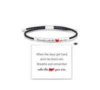 DIOWUS Bracciale a tubo con scritta "Remember Who The You Are Tube", per donne e uomini, in oro 18 carati, fatto a mano, regolabile, alla moda, in acciaio inox, per mia figlia/migliore amica, idea