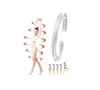 DIOWUS Braccialetto da donna con occhio di gatto e magterapia, linfatica, disintossicante, in titanio, terapia ionica, calma, regolabile, dimagrante, regalo per la migliore amica, Adjustable, Rame