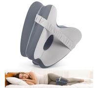 Dioxide Cuscino per Ginocchia In Memory Foam, Ortopedico Cuscino Gambe per Dormire Ergonomico Sollievo Dal Dolore Il Dolore All'Anca Aiuto Posizione Corretta Chi Dorme Sul (Grigio Chiaro)