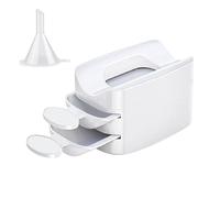 Dip Powder Recycling Tray System with Scoop - Double Layer Powder Glitter Saver Container, Nail Dip Tray | Dip Nail Tools Strass Gems Decorations Recycling Storage Box for Manicure