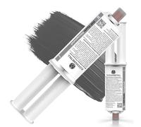 DIP-Tools - Adesivo a 2 componenti in metallo liquido da 25 ml, extra forte, in resina epossidica, 2 K, a due componenti, impermeabile, per metalli, legno, plastica, pietra e altro ancora (2 x 25