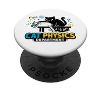 Dipartimento di fisica dei gatti - Scienza dei gatti nerd PopSockets PopGrip Adesivo