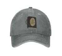 Dipartimento Poeti Torturati Libro Poeti Uomo Berretto da Baseball Denim Lavato in Distressed Cappelli Berretto Vintage Outdoor Acti VI Cravatte Cappello Snapback