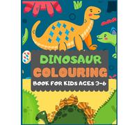 Dipas Press Dinosaur Colouring Book For Kids Ages 3-6 (Tascabile)
