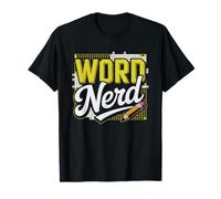 Dipendente Cruciverba Nerd di Parole Maglietta