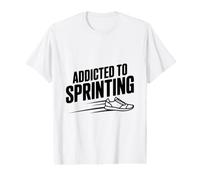 Dipendente da Sprint Passionate Runner Maglietta con Stampa Grafica Economica