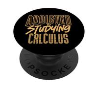 Dipendente dallo studio Calcolo Matematica Amante Vita Studente PopSockets PopGrip Adesivo