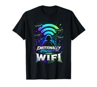 Dipendenza WiFi - Divertente per Gamer Maglietta