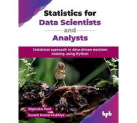 Dipendra Pant Statistics for Data Scientists and Analysts (Tascabile)