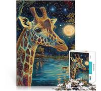 Dipingere a colori la giraffa Puzzle 2000 pezzi per adolescenti Antistress Vacanza in patria Uccidere il tempo con pezzi completamente interconnessi di forma casuale 70x100cm