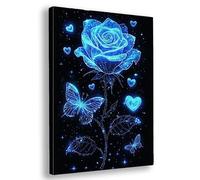 Dipingere con i Numeri Adulti, 50x70cm Dipingere con i Numeri Rosa Kit, DIY Kit di Pittura a Olio Dipinte a Mano per Adulti Principianti, Paint by Numbers per Decorazioni Parete, (Fantasia), A-85