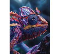 Dipingere Con I Numeri Adulti Animal Paint by Numbers Papillon Pittura Con I Numeri, Fai Da Te Kit Pittura Adulti Paintings Kits con Accessori per Decora la Casa Regalo, Senza Cornice 60x90cm 0-3754