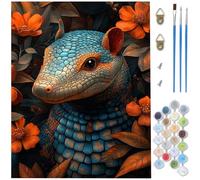 Dipingere con i Numeri Adulti animale,fiore Kit Dipingere con i Numeri,Fai-da-Te per Principianti Paint by Numbers con 3 Penne e Colori Acrilici per Decorazioni Autunnali Casa Regalo 50 x 70 cm D1-707