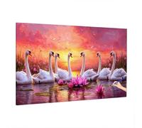 Dipingere con i Numeri Adulti Animali, Kit di Paint by Numbers Tramonto Quadri da Dipingere Numerati, Pittura Acrilica Kit Fai Da Te per Principianti, Hobby Creativi Adulti, Regalo Donna 110x50cm B-2