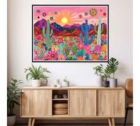 Dipingere con i Numeri Adulti Astratto Paint by Numbers Pianta Kit Pittura Adulti, Dipingere con i Numeri Bambini Fai Da Te Kit Pittura Olio con Acrilici e Pennelli, Decorazioni Casa 50x70cm 2y-515