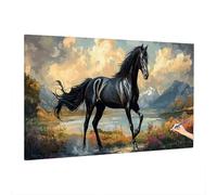 Dipingere con i Numeri Adulti Cavallo, Kit di Paint by Numbers Paesaggi Quadri da Dipingere Numerati, Pittura Acrilica Kit Fai Da Te per Principianti, Hobby Creativi Adulti, Regalo Donna 140x60cm Z-66