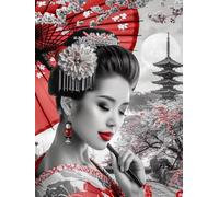 Dipingere con i Numeri Adulti con Telaio, Paint by Numbers Palazzo Donne Quadri da Dipingere Numerati Bambini, Pittura a Mano Fai da te, con Vernici e Pennelli, Decorazioni Casa 90x120cm J8-877