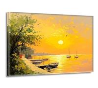 Dipingere con i Numeri Adulti Crepuscolo Alberi, Kit Paint by Numbers con Pennelli, Fai da Te Hobby Creativi Adulti, Dipingere con i Numeri senza Telaio per Bambina, Decorazioni Casa 100x150cm L-g-59