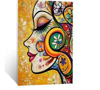 Dipingere con i Numeri Adulti Donna Dipingere con i Numeri Bambini Viso Quadri Moderni Soggiorno, Hobby Creativi Adulti Paint by Numbers 100 x 150 CM Canvas Painting per Decorazioni Parete LSJ-8789