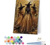 Dipingere con i Numeri Adulti Donna, Paint by Numbers Foresta, DIY Quadri da Dipingere numerati con Vernici e Pennelli, Hobby Creativi Adulti, Number Artist, Decorazione Casa Regalo 80x110cm S-2193