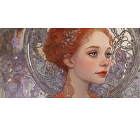 Dipingere con i Numeri Adulti Europa Dipingere con i Numeri Donna Motivo Design,DIY Kit di Pittura Acrilica per Bambini Adulti Hobby Creativi per Home Room Decor Regalo 30x50cm Senza Cornice,-fu985u