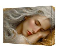 Dipingere con i Numeri Adulti, Europa Donna Quadri da Dipingere Numerati, Kit Pittura Acrilica DIY Bambini, Hobby Creativi Adulti, Dipinto a Mano Kit Pittura Olio Regalo 70x90cm (Senza Cornice) T-734
