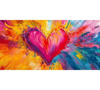 Dipingere con i Numeri Adulti Fantasia Dipingere con i Numeri Come con 3 Pennelli + Acrilici + Immagine di Riferimento + Tela Prestampata, Paint by Numbers per Home Decor, Regalo Donna, 40x70cm-fu850u