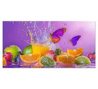 Dipingere con i Numeri Adulti Farfalla Kit Pittura Bambini Passatempo Disegni da Colorare per Adulti Quadri da Dipingere Numerati Hobby Creativi Frutta DIY Kit Acrilica 50x100cm Senza Telaio u-6966
