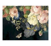 Dipingere Con i Numeri Adulti,Fiori Classici Painting by Numbers Kit,Fai Da Te Olio su Tela Adulti Con i Numeri con Pennelli e Acrilici Decorazione della Parete di Casa Regali,senza Cornice 50x65cm