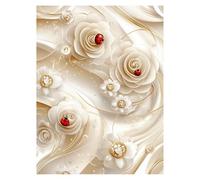 Dipingere con i Numeri Adulti Fiori Dipingere con i Numeri Bambini Scultura Quadri Moderni Soggiorno, Hobby Creativi Adulti Paint by Numbers 70x50cm Canvas Painting per Decorazioni Parete LSJ-0179