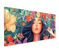 Dipingere con i Numeri Adulti Fiori Paint by Numbers Anime 180x70cm Cheerful Painting by Numbers Adulti Hobby Creativi, Fai Da Te Quadri da Dipingere con Numeri Regalo Donna Decorazioni Autunnali S-02