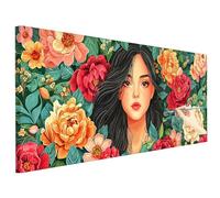 Dipingere con i Numeri Adulti Fiori Paint by Numbers Anime 70x30cm Cheerful Painting by Numbers Adulti Hobby Creativi, Fai Da Te Quadri da Dipingere con Numeri Regalo Donna Decorazioni Autunnali Q-26