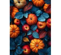 Dipingere Con I Numeri Adulti Fruit Paint by Numbers Citrouille Pittura Con I Numeri, Fai Da Te Kit Pittura Adulti Paintings Kits con Accessori per Decora la Casa Regalo, Senza Cornice 60x90cm 2-3763