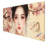 Dipingere con i Numeri Adulti Giappone 70x30cm XXL Paint by Numbers Quadri da Dipingere Numerati Anime Hobby Creativi Adulti Painting by Numbers Kit per Pittura Olio Regalo Decorazioni Autunnali O-37