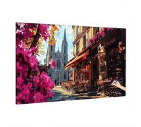 Dipingere con i Numeri Adulti Italia, Kit di Paint by Numbers Città Quadri da Dipingere Numerati, Kit di Pittura Acrilica Fai Da Te per Principianti, Hobby Creativi Adulti, Regalo Donna 160x70cm Q-52