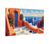 Dipingere con i Numeri Adulti Italia, Kit di Paint by Numbers Paesaggi Quadri da Dipingere Numerati, Pittura Acrilica Kit Fai Da Te per Principianti, Hobby Creativi Adulti, Regalo Donna 160x70cm E-32