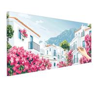 Dipingere con i Numeri Adulti Italia Paint by Numbers Paesaggio 150x60cm Cheerful Painting by Numbers Adulti Hobby Creativi, Quadri da Dipingere con Numeri per Regalo Donna Decorazioni Autunnali M-98