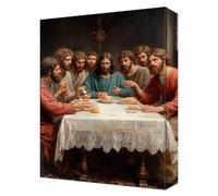 Dipingere con i Numeri Adulti, L'Ultima Cena Quadri da Dipingere Numerati, Kit Pittura Acrilica DIY Bambini, Hobby Creativi Adulti, Dipinto a Mano Kit Pittura a Olio 90x120cm (Senza Cornice) T-995