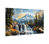 Dipingere con i Numeri Adulti Paesaggi, Kit di Paint by Numbers Montagna Quadri da Dipingere Numerati, Pittura Acrilica Kit Fai Da Te per Principianti, Hobby Creativi Adulti, Regalo 110x50cm X-52