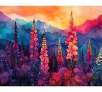 Dipingere con i Numeri Adulti Paesaggio Quadri da Dipingere Numerati DIY Paint by Numbers, Kit per Tela 70x95cm, Senza Cornice, Hobby Creativi Adulti Idee Regalo Donna Decorazioni Casa, Fiori x-z240